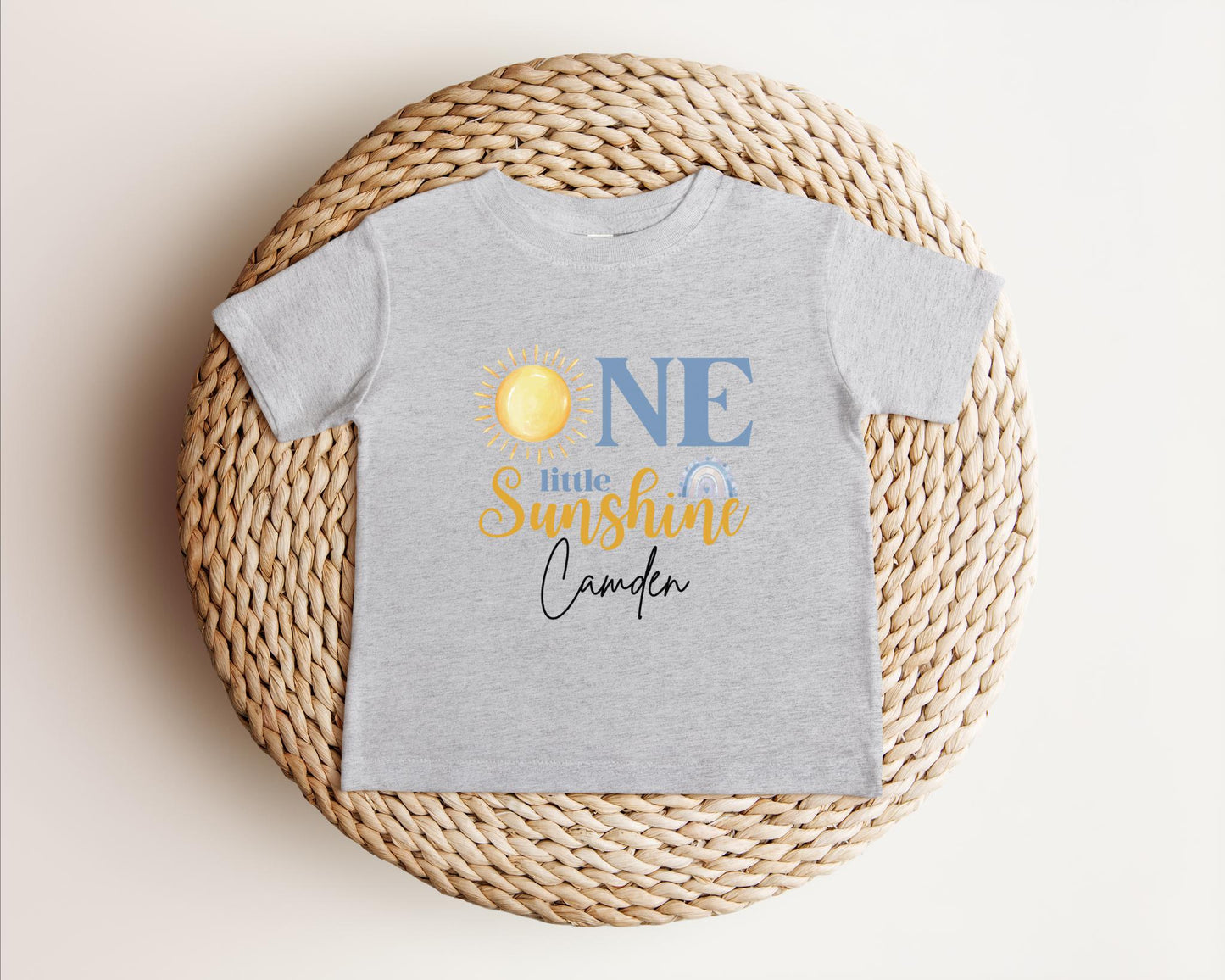 Personalized Little Sunshine First Birthday Shirt | Boy 1st Birthday Outfit | First Trip Around The Sun