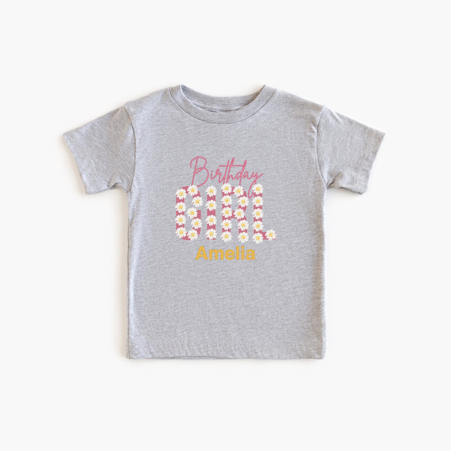 Birthday Girl Daisy Shirt: Daisy Retro Flower Birthday