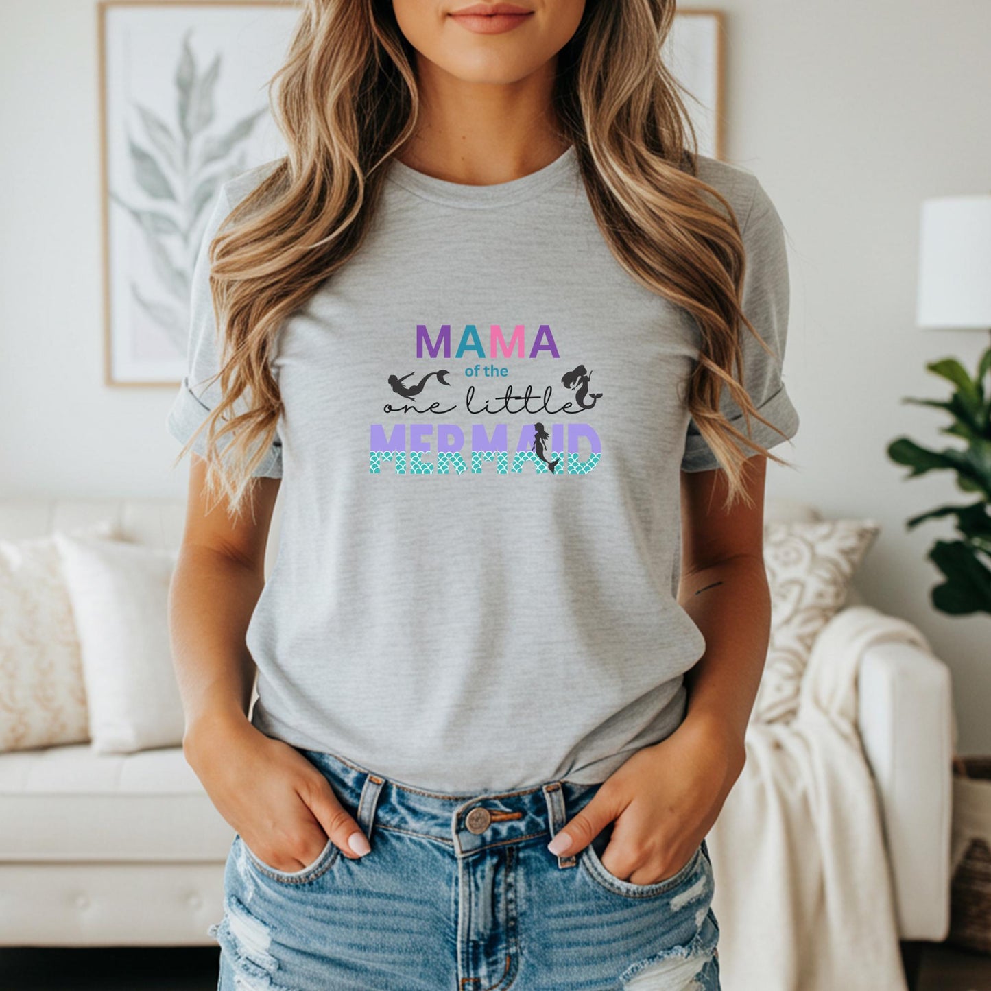 Mermaid First Birthday Family Matching Shirts: Oneder the Sea Girl's 1st Birthday Party Outfit