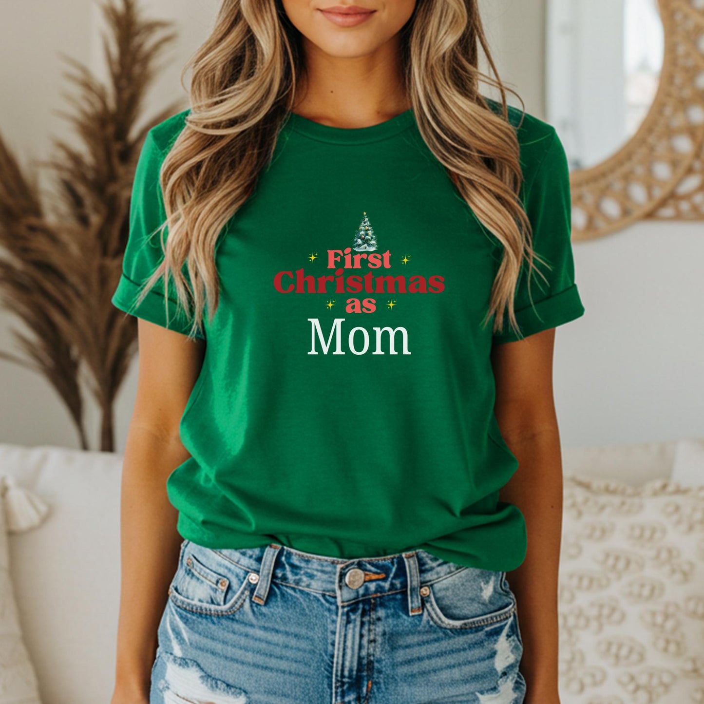 First Christmas as Family Shirt: Personalized Family Matching Outfit for Holidays