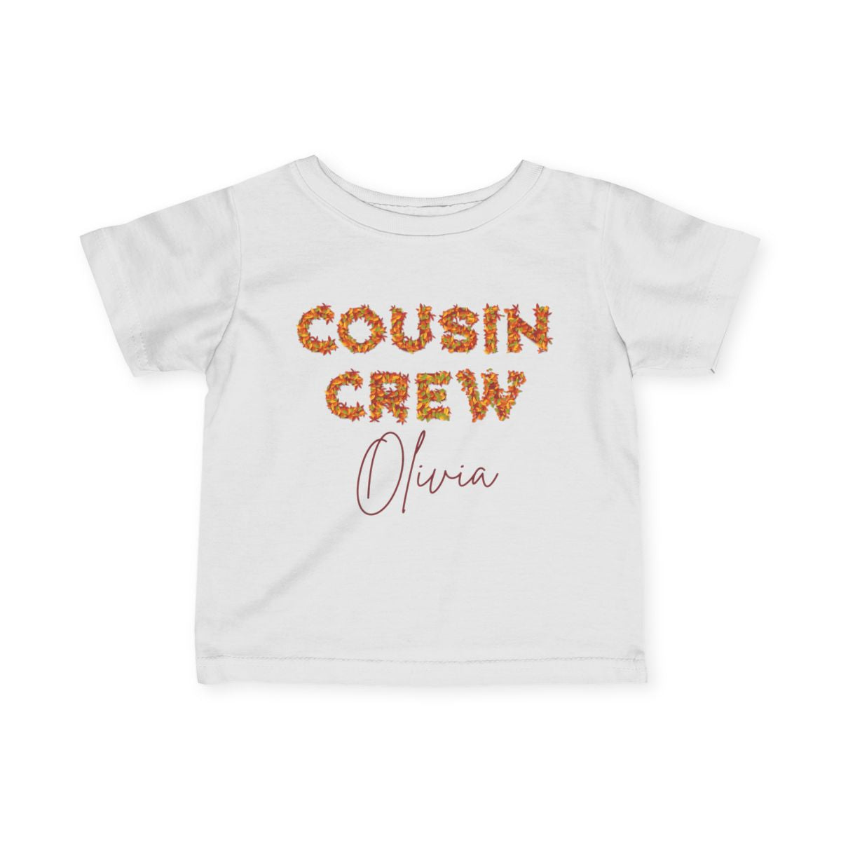 Personalized Cousin Crew Floral Matching Family T-Shirts & Bodysuits