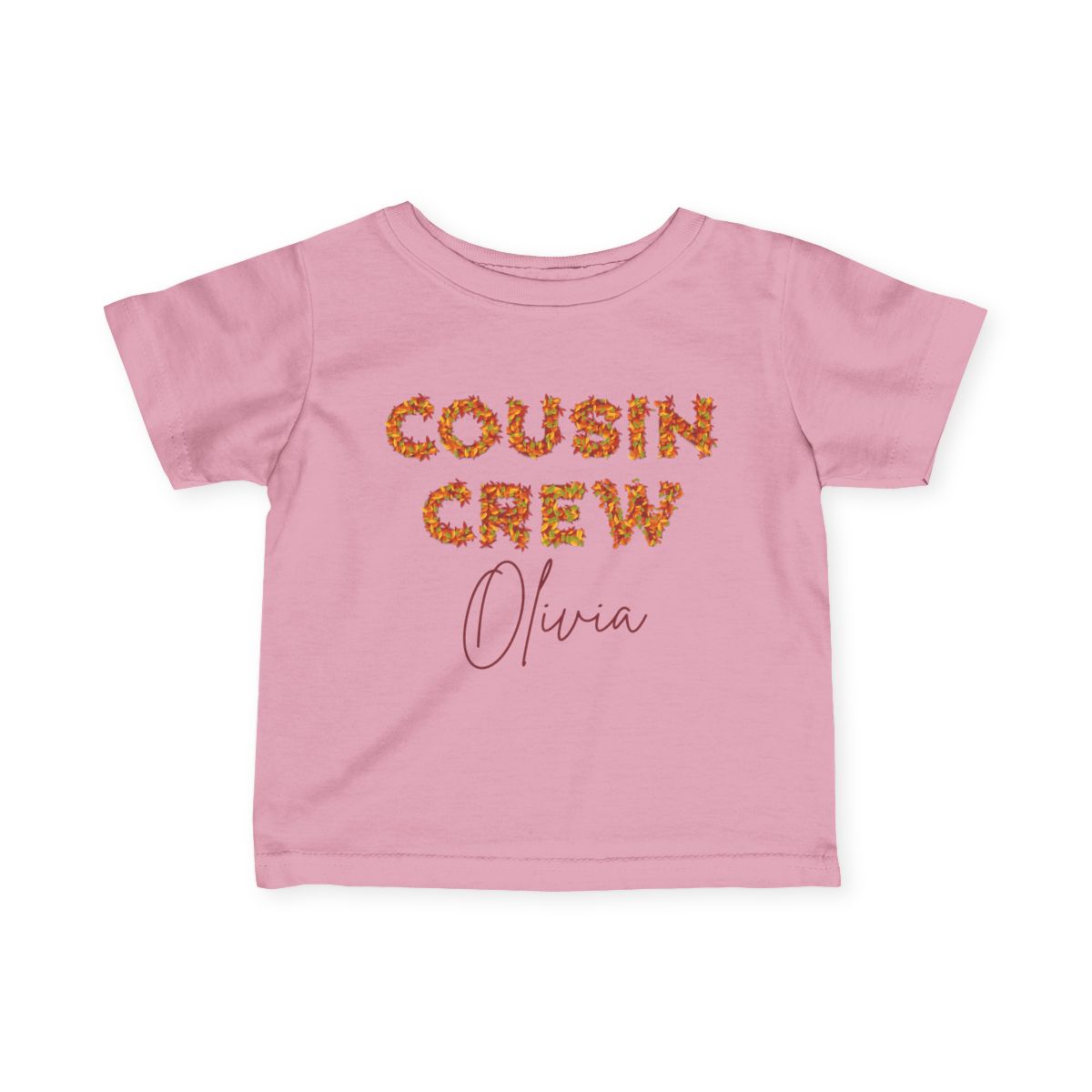 Personalized Cousin Crew Floral Matching Family T-Shirts & Bodysuits