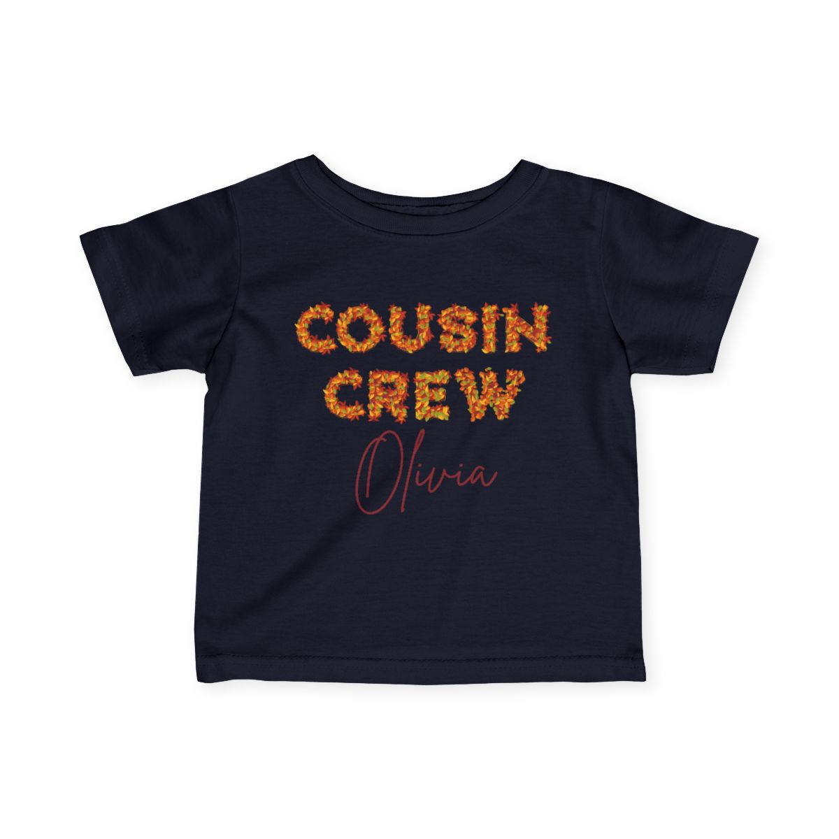 Personalized Cousin Crew Floral Matching Family T-Shirts & Bodysuits