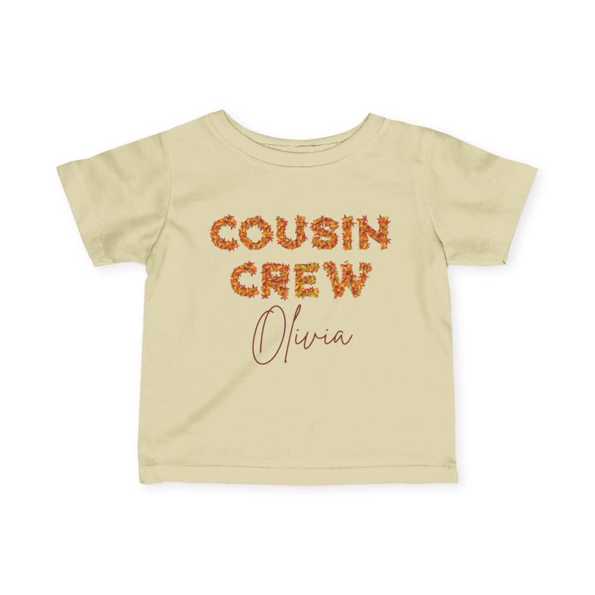 Personalized Cousin Crew Floral Matching Family T-Shirts & Bodysuits