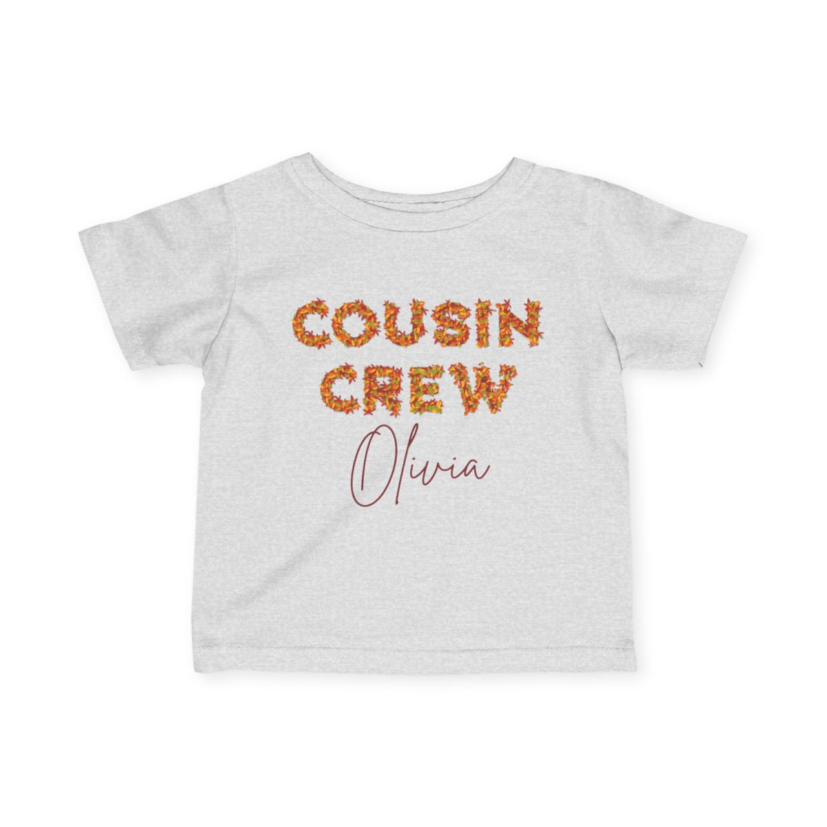 Personalized Cousin Crew Floral Matching Family T-Shirts & Bodysuits