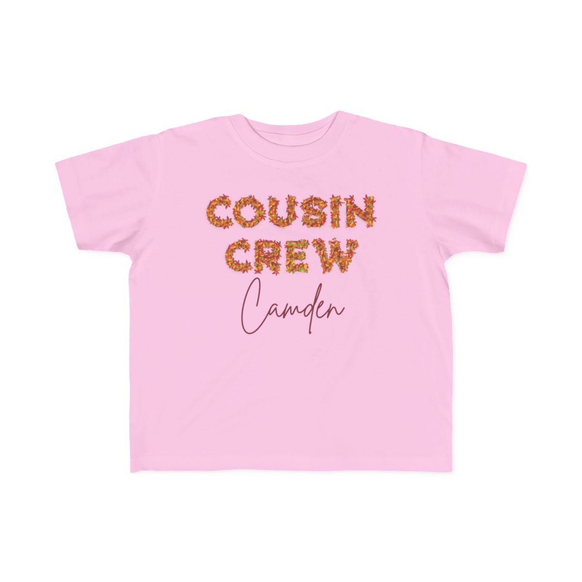 Personalized Cousin Crew Floral Matching Family T-Shirts & Bodysuits