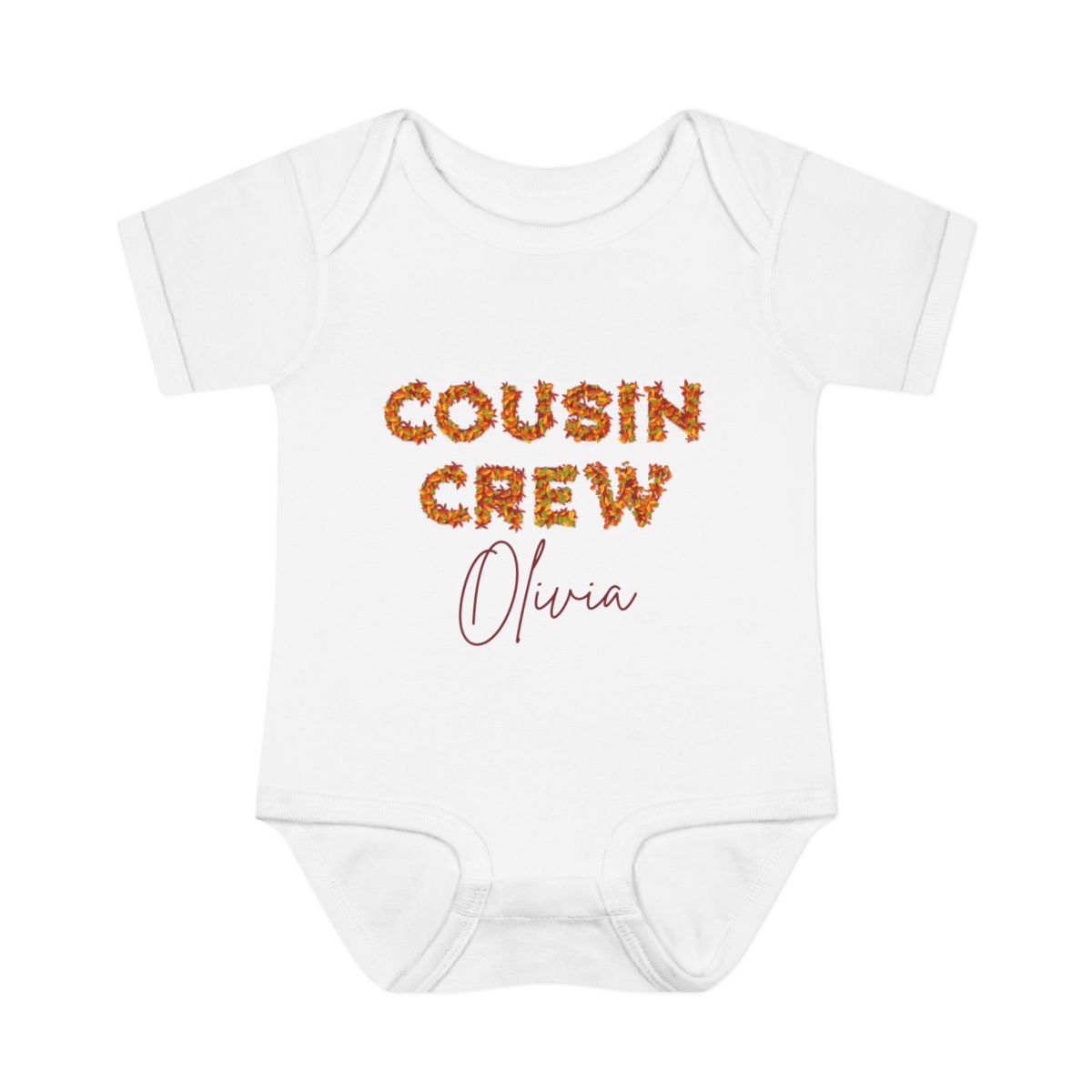 Personalized Cousin Crew Floral Matching Family T-Shirts & Bodysuits