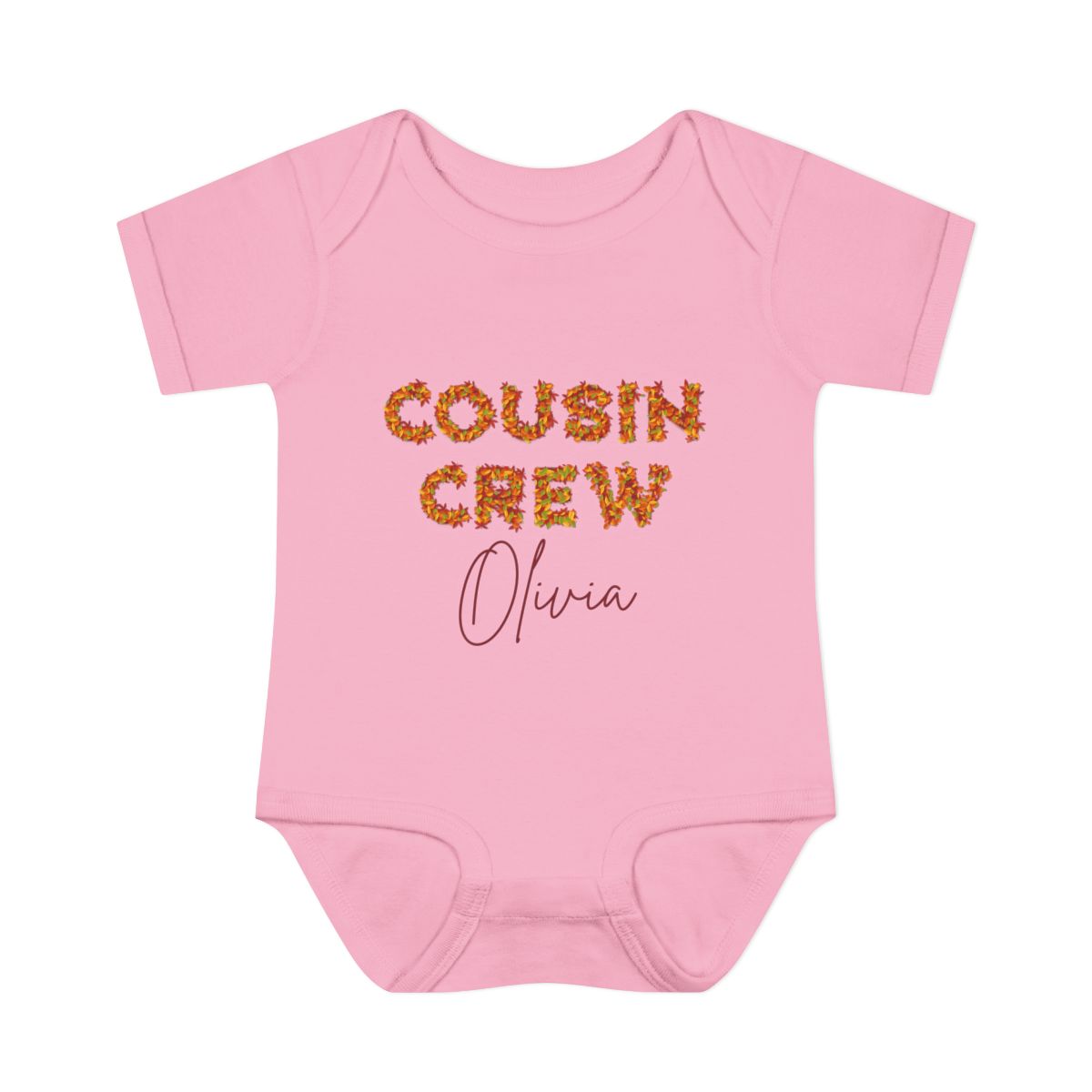 Personalized Cousin Crew Floral Matching Family T-Shirts & Bodysuits