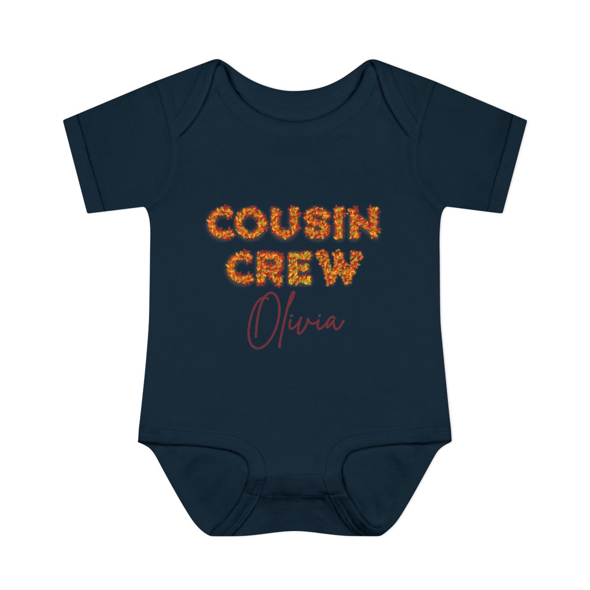 Personalized Cousin Crew Floral Matching Family T-Shirts & Bodysuits