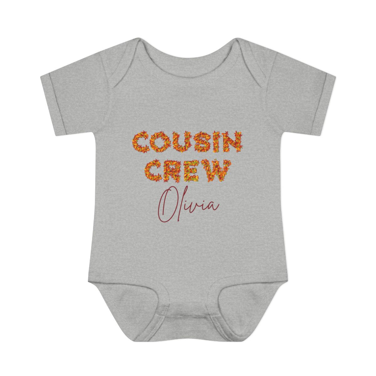 Personalized Cousin Crew Floral Matching Family T-Shirts & Bodysuits