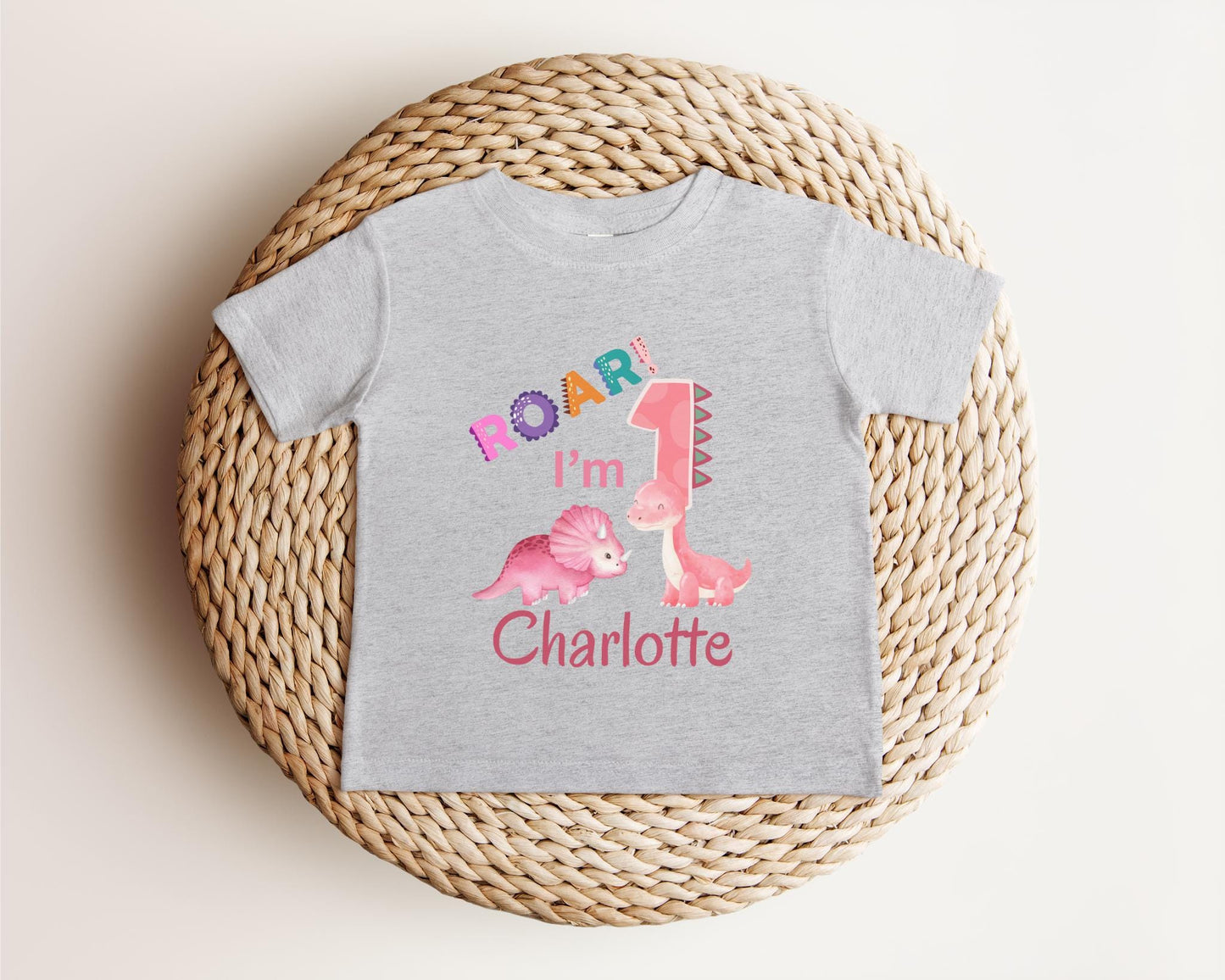 Dinosaur First Birthday Shirt | 1st Birthday Outfit | Personalized Birthday Tee | Custom Birthday Kids Gift | One A Saurus Shirt
