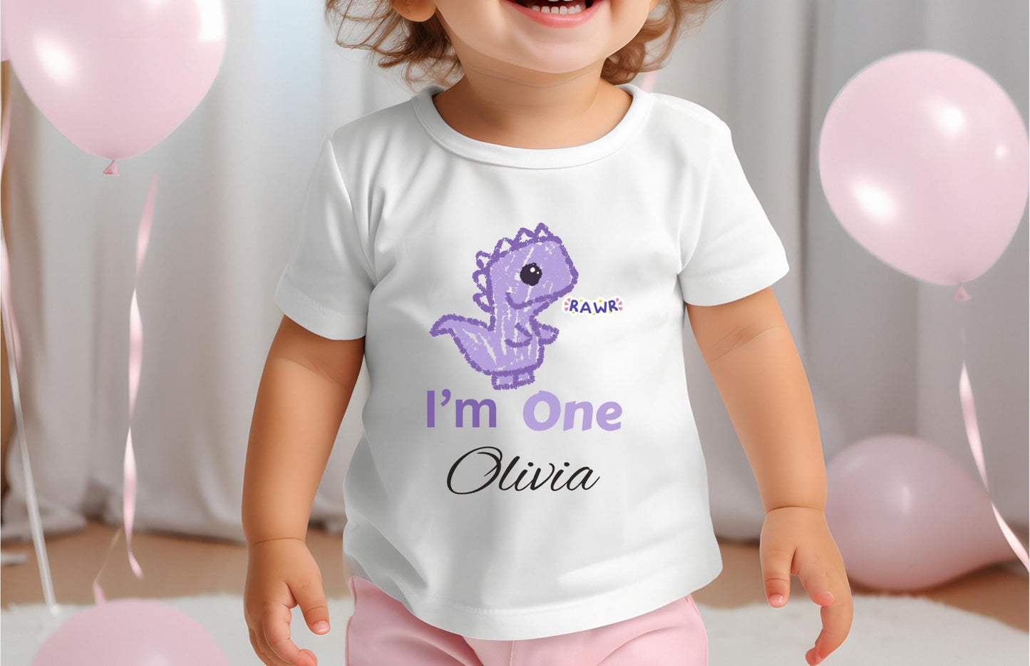 Dinosaur First Birthday Shirt | 1st Birthday Outfit | Personalized Birthday Tee | Custom Birthday Kids Gift | One A Saurus Shirt