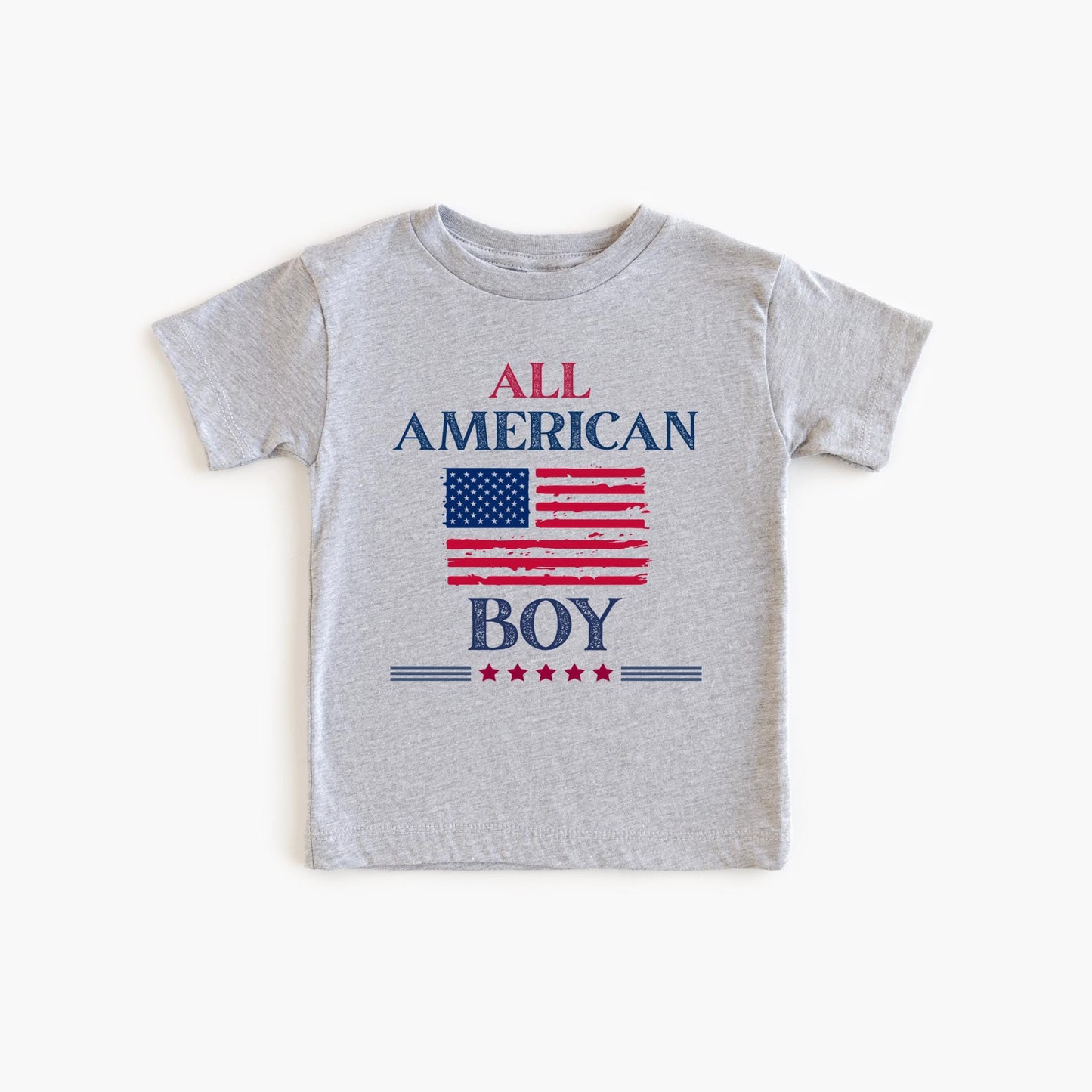 All American Boy Fourth of July Shirt: Patriotic Independence Day Tee