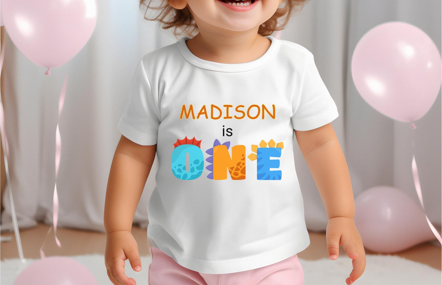 Dinosaur First Birthday Shirt | 1st Birthday Outfit | Personalized Birthday Tee | Custom Birthday Kids Gift | One A Saurus Shirt