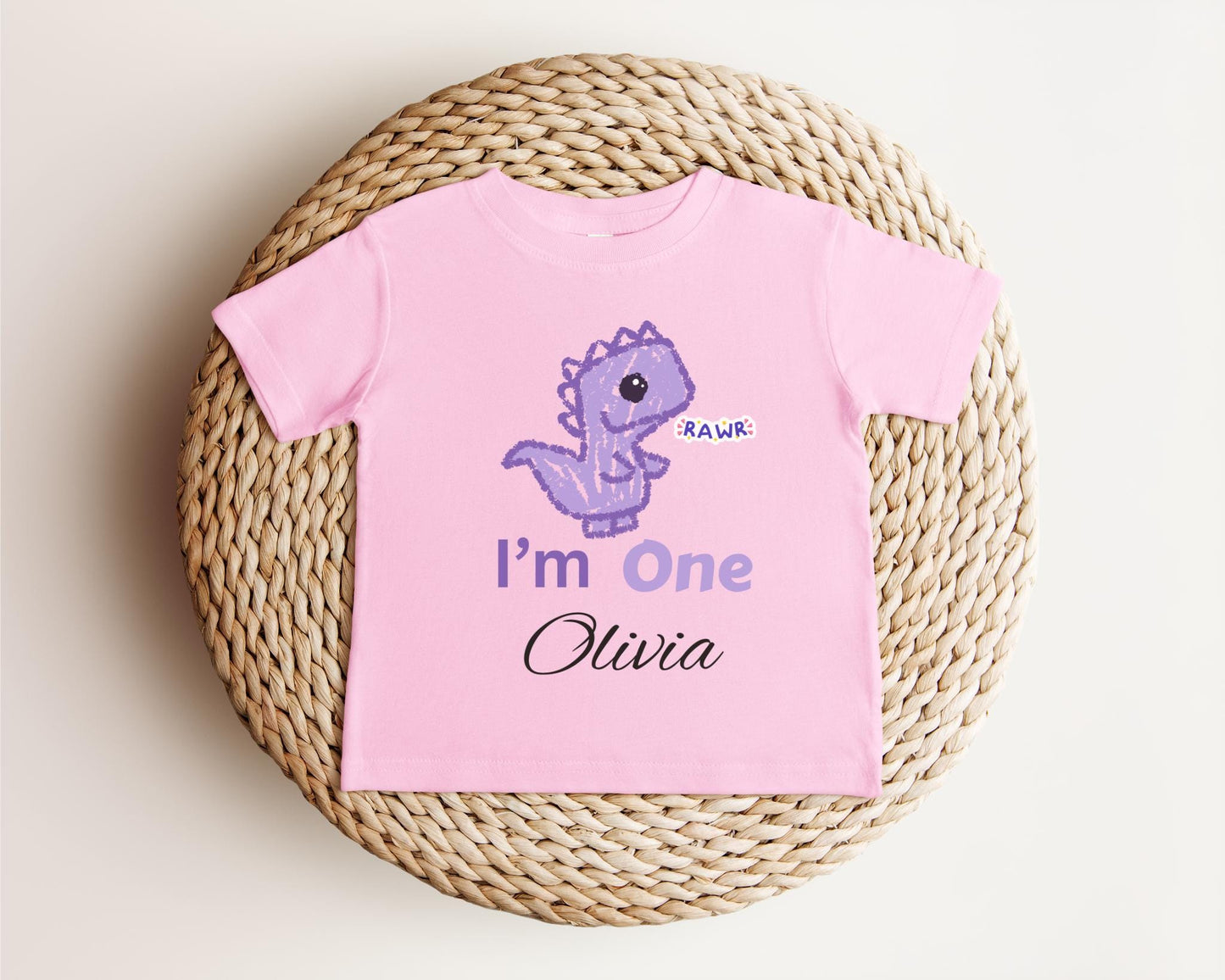 Dinosaur First Birthday Shirt | 1st Birthday Outfit | Personalized Birthday Tee | Custom Birthday Kids Gift | One A Saurus Shirt