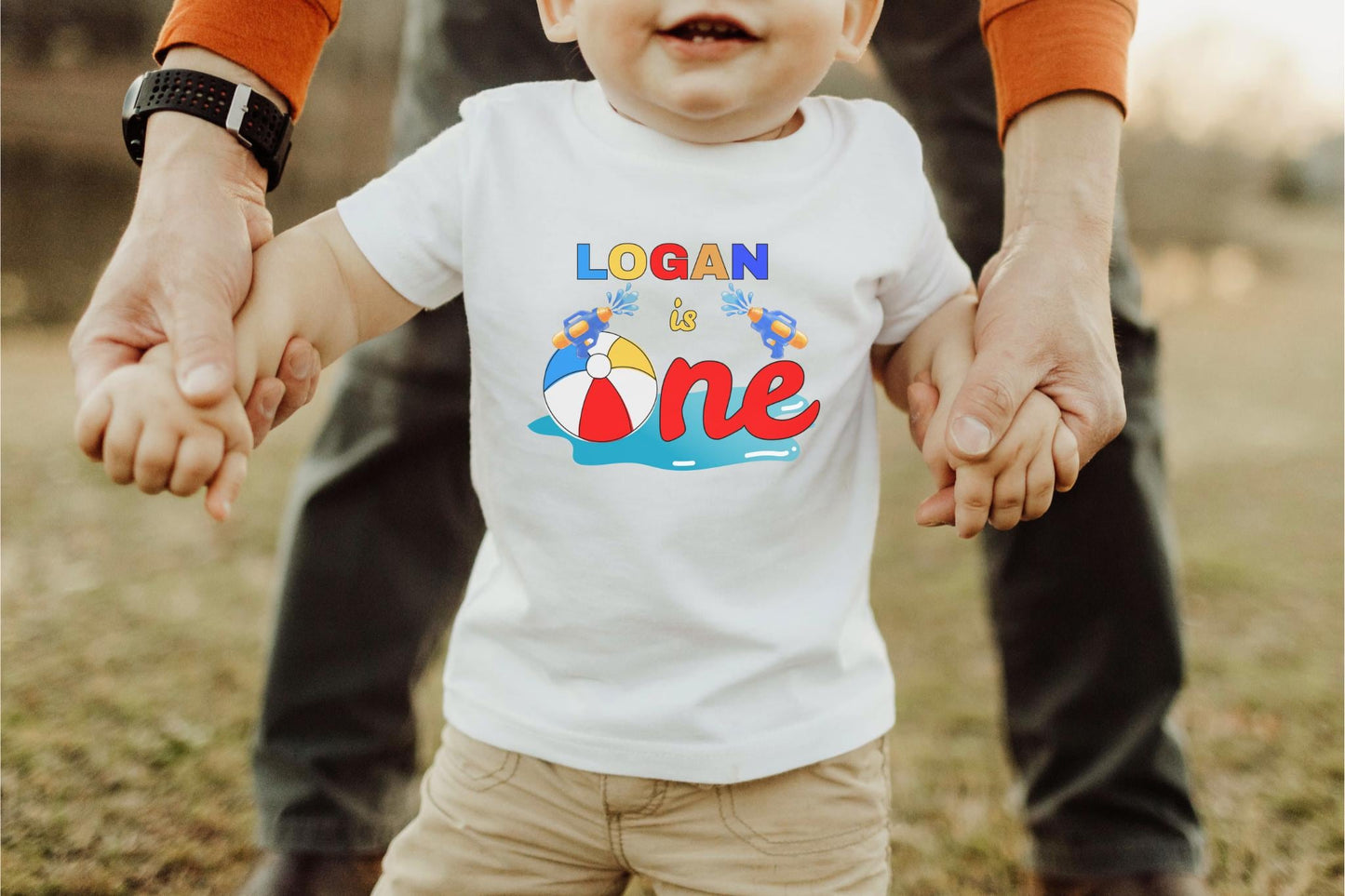 Personalized Beach Ball Pool Party Theme Birthday Shirt | 1st Birthday Outfit | Summer Splish Splash Swimming Pool Birthday Party