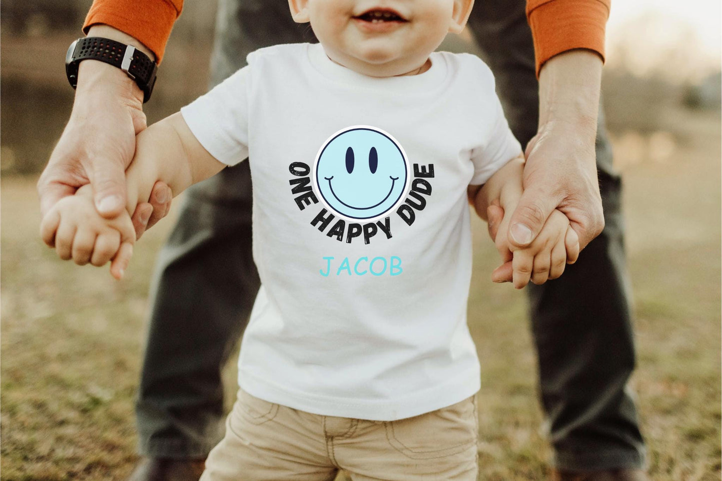 One Happy Dude Birthday Theme Shirt | 1st Birthday Boy Shirt | Happy Face Toddler Birthday Outfit | First Birthday Gift |Smiley Birthday Tee