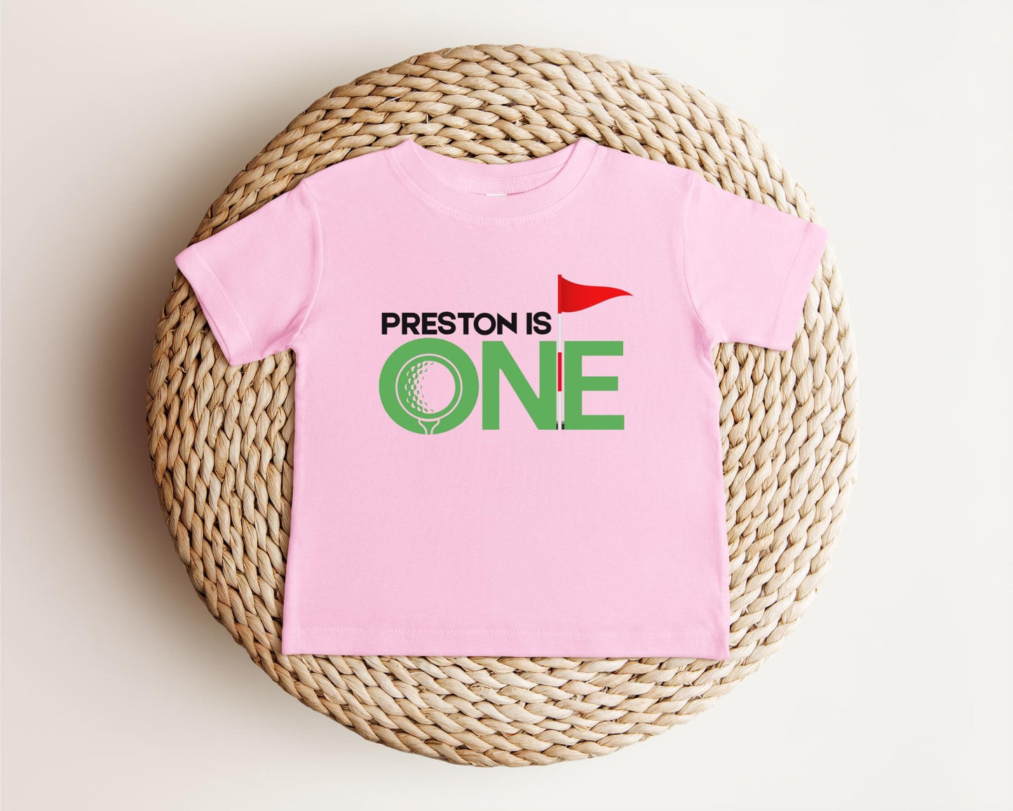 Personalized Golf First Birthday Shirt | Golf Theme Party Tee | 1st Birthday Outfit | Hole in One Birthday | Golf Part-Tee Time