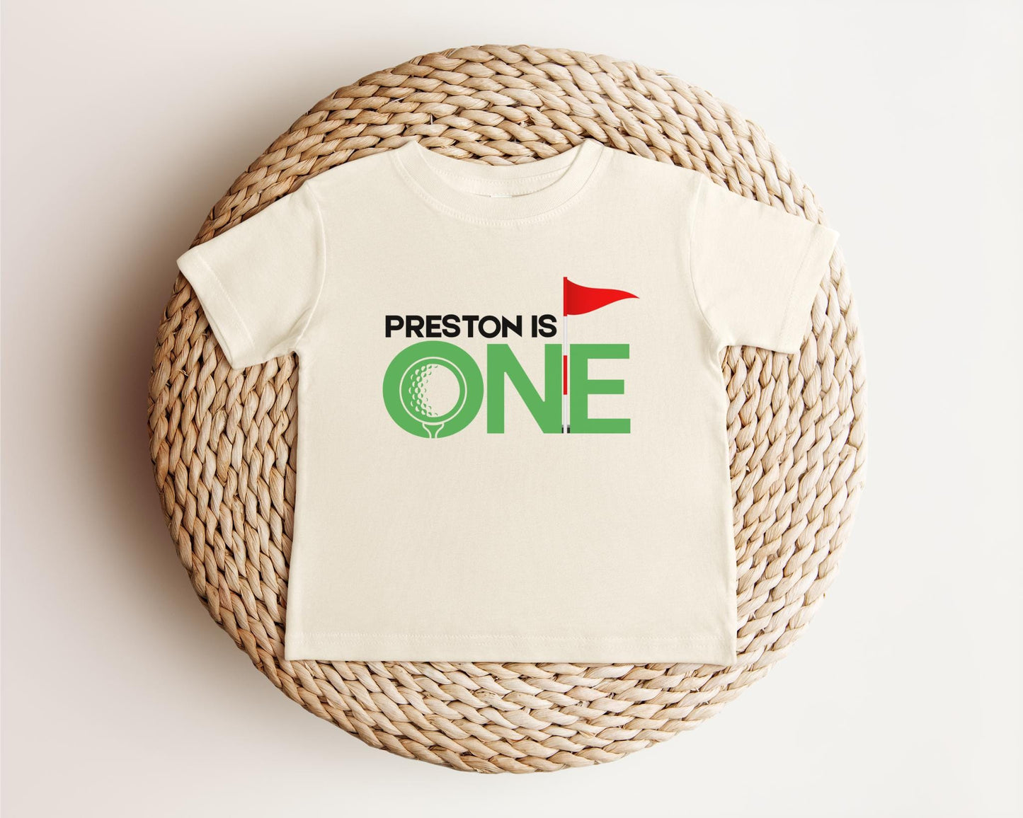 Personalized Golf First Birthday Shirt | Golf Theme Party Tee | 1st Birthday Outfit | Hole in One Birthday | Golf Part-Tee Time