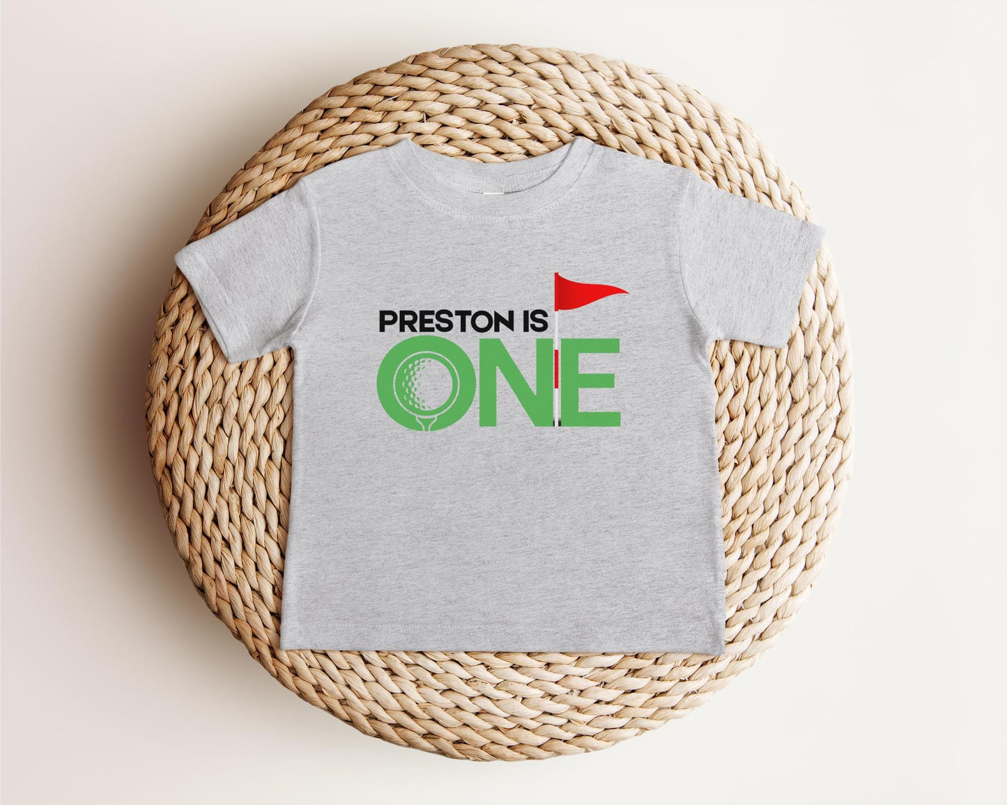 Personalized Golf First Birthday Shirt | Golf Theme Party Tee | 1st Birthday Outfit | Hole in One Birthday | Golf Part-Tee Time