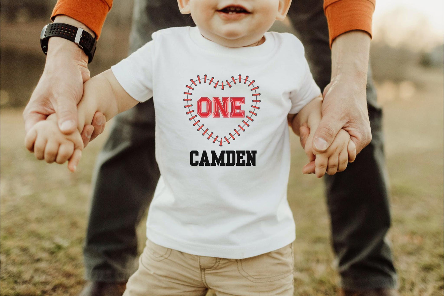Personalized Baseball Themed First Birthday Shirt | 1st Birthday Baseball Shirt | Custom Name Baseball Outfit | Sports Birthday Party