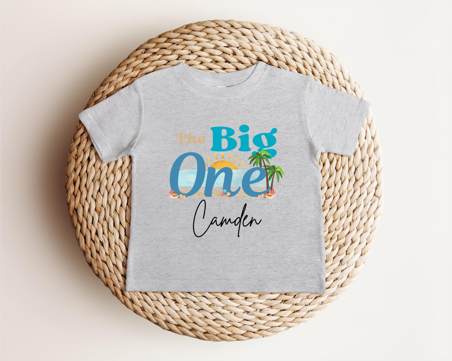 Surf First Birthday Shirt | The Big One Shirt | 1st Birthday Tee | Catch A Wave Birthday Outfit | Toddler Boy Surfer | Surfs Up Tshirt