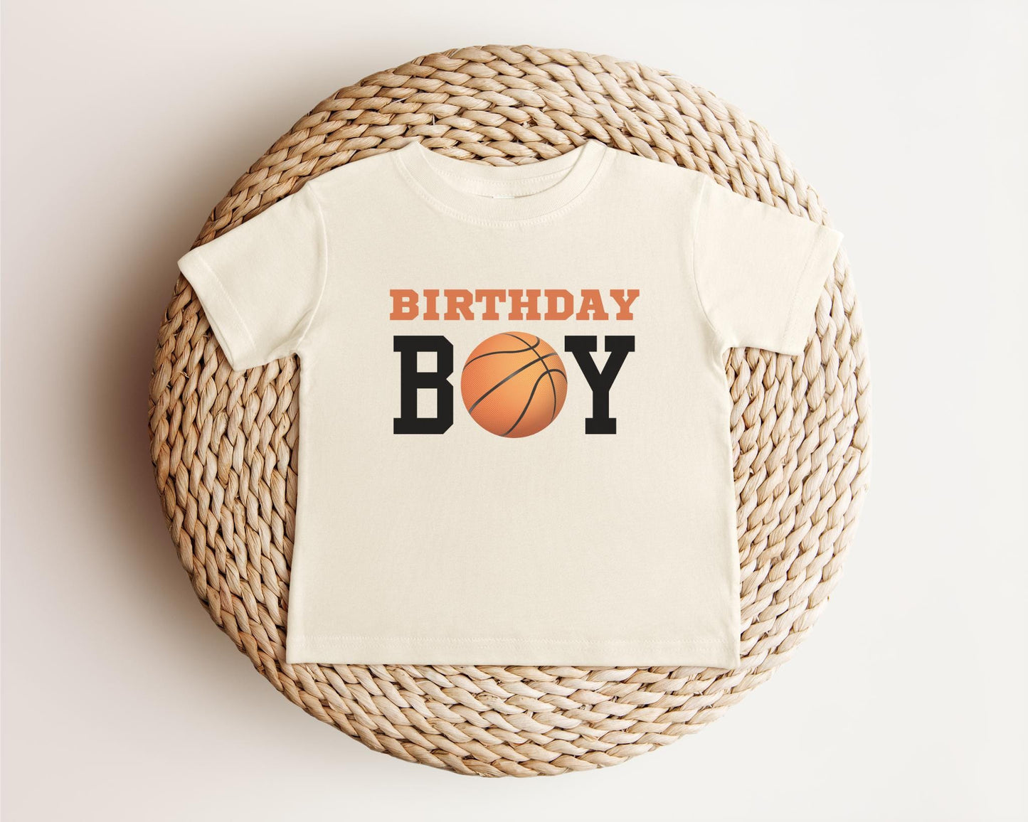 Personalized Basketball 1st Birthday Shirt | Girls Boys First Birthday Shirt | Any Age Birthday Party Outfit | Kids Basketball Tee