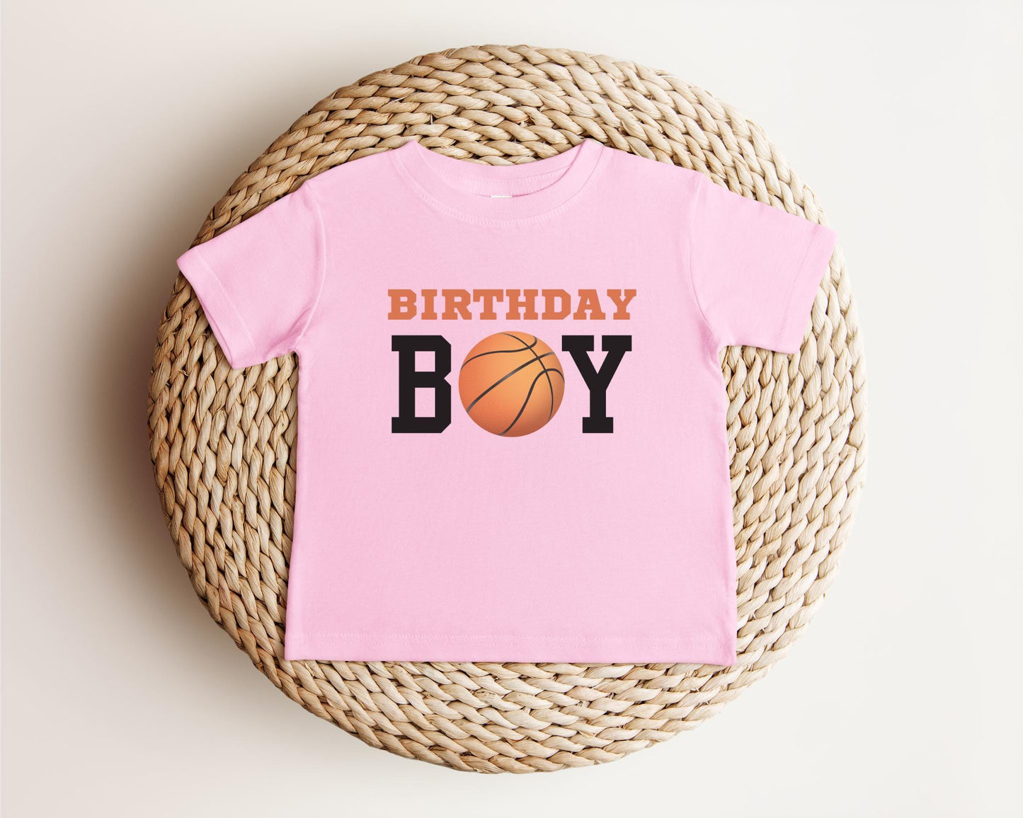 Personalized Basketball 1st Birthday Shirt | Girls Boys First Birthday Shirt | Any Age Birthday Party Outfit | Kids Basketball Tee