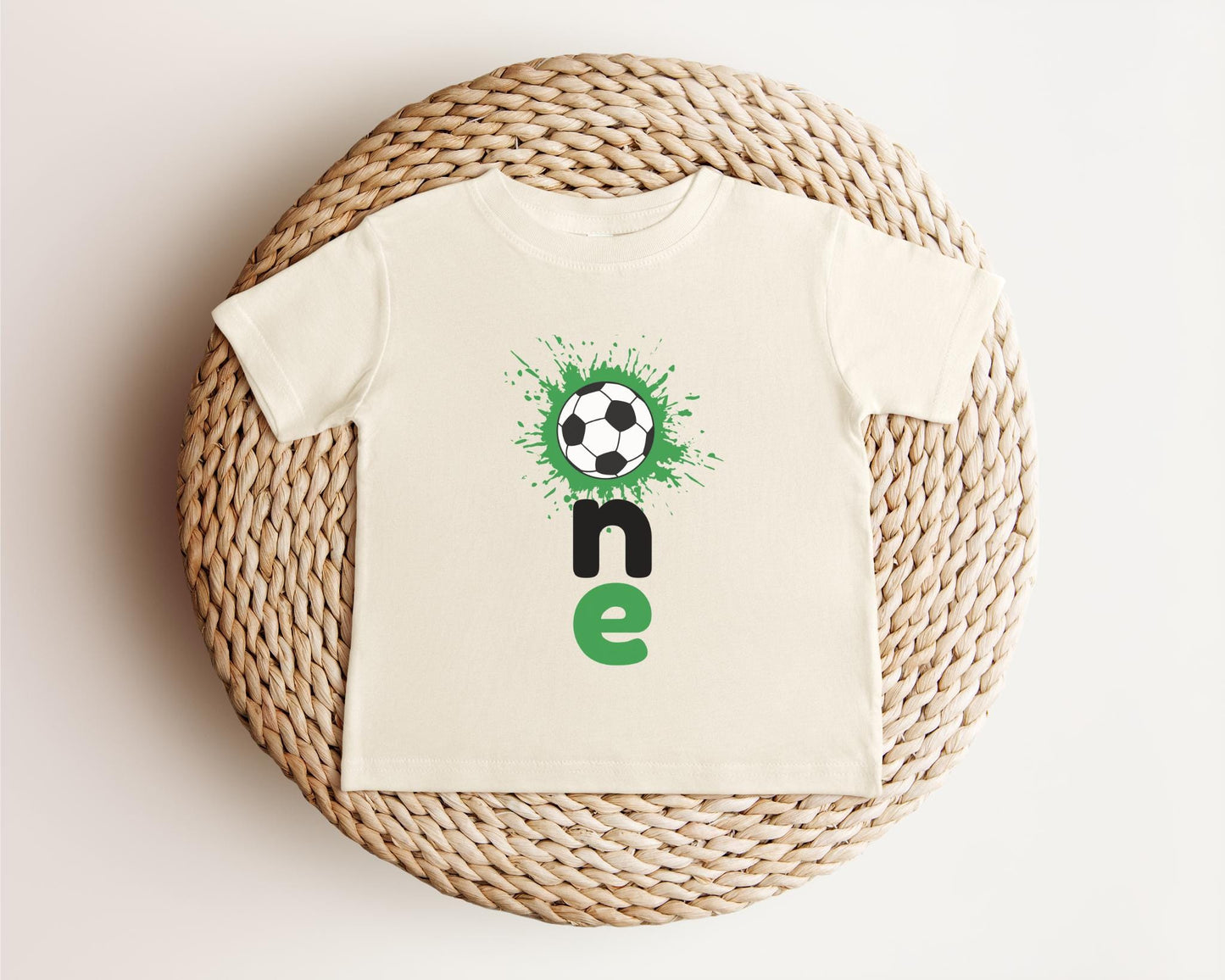 Personalized First Birthday Soccer Shirt | Soccer 1st Birthday Party Outfit | Baby Toddler Birthday T-Shirt | Sports Themed Tee Gift