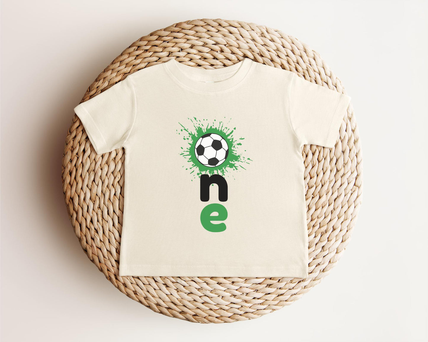 Personalized First Birthday Soccer Shirt | Soccer 1st Birthday Party Outfit | Baby Toddler Birthday T-Shirt | Sports Themed Tee Gift