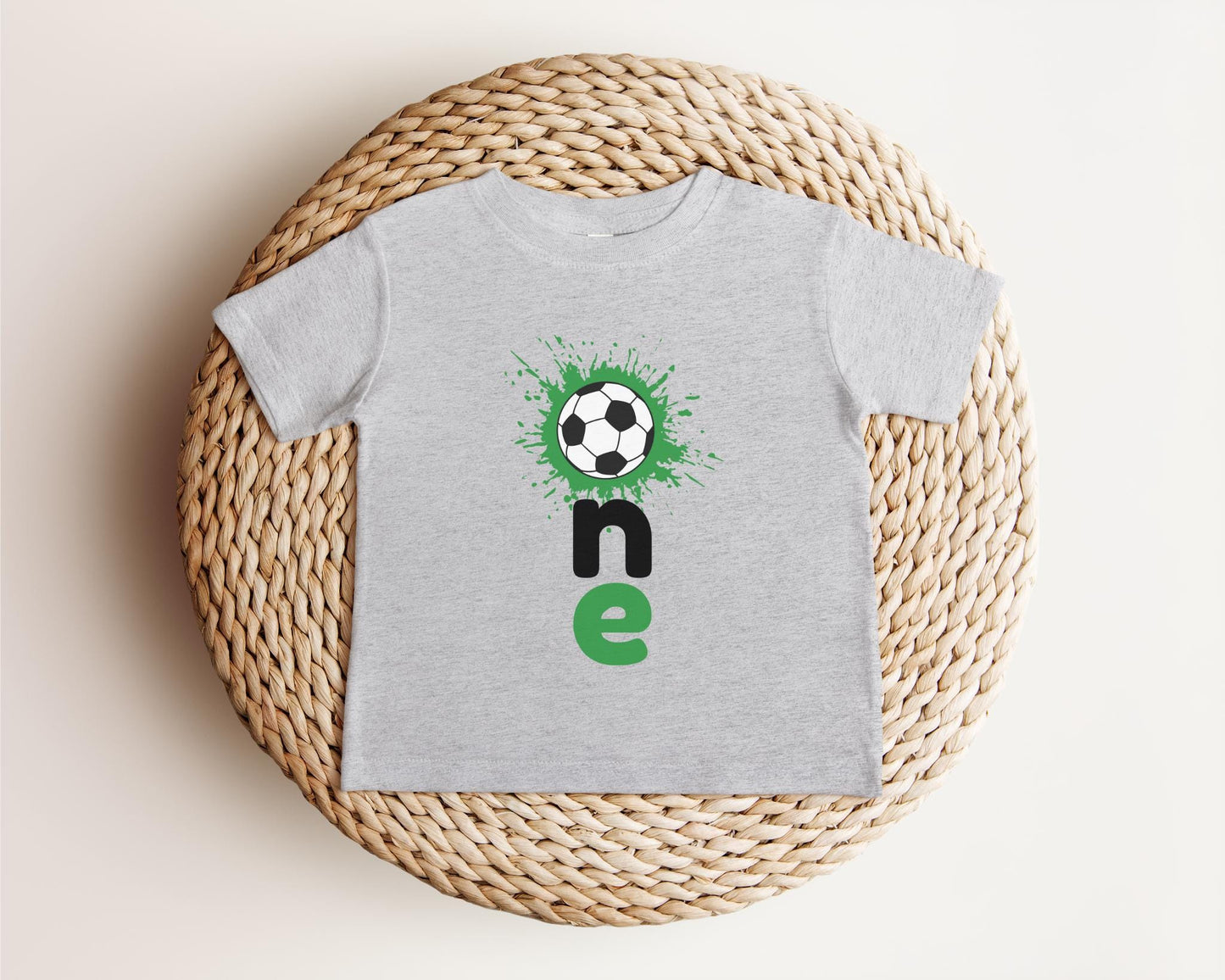 Personalized First Birthday Soccer Shirt | Soccer 1st Birthday Party Outfit | Baby Toddler Birthday T-Shirt | Sports Themed Tee Gift