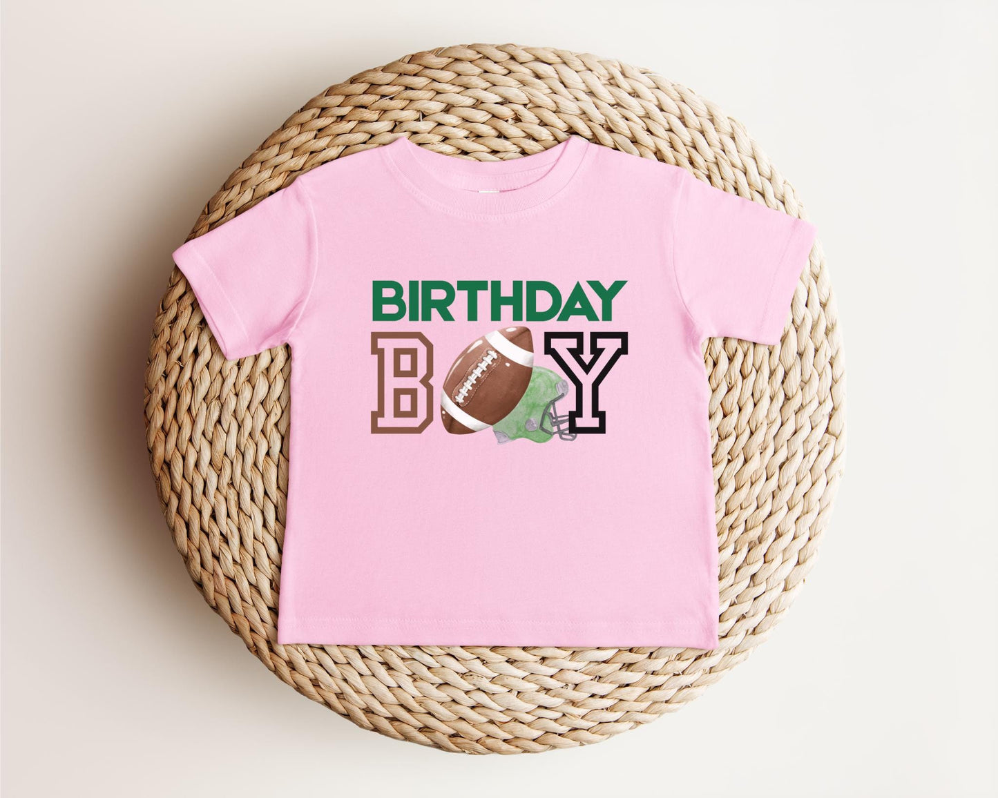 Personalized Football Birthday Boy Shirt: Sports Themed Bithday Party Outfit