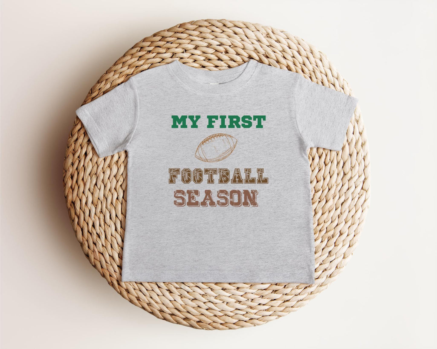 My First Football Season Shirt | Games Day Baby Outfit | Football Baby Shirt | Football Theme | Football Party Gift | Baby Boy Girl Tee