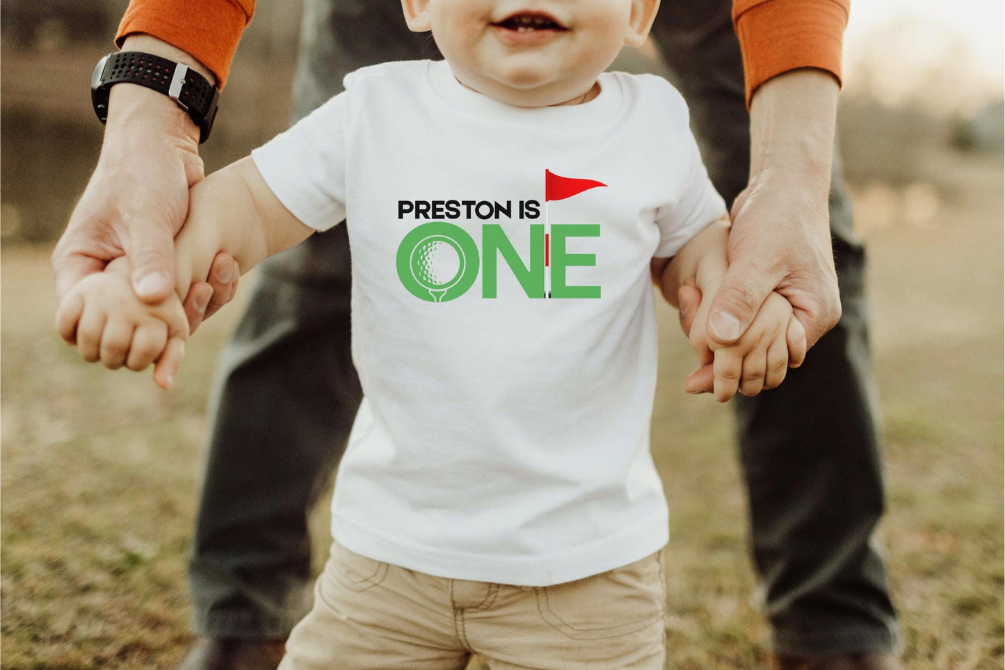 Personalized Golf First Birthday Shirt | Golf Theme Party Tee | 1st Birthday Outfit | Hole in One Birthday | Golf Part-Tee Time
