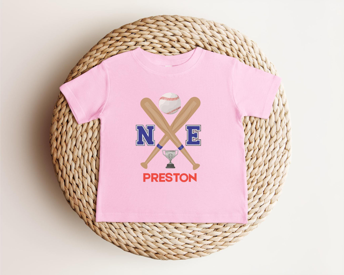 Personalized Baseball Themed First Birthday Shirt | 1st Birthday Baseball Shirt | Custom Name Baseball Outfit | Sports Birthday Party