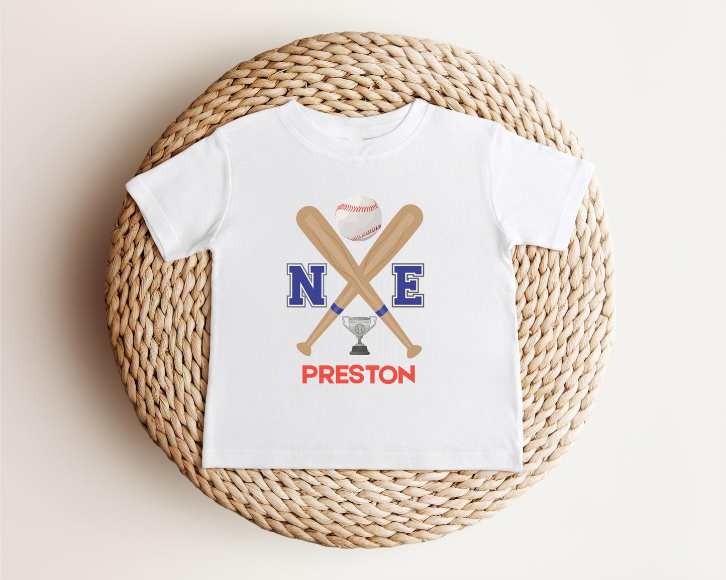 Personalized Baseball Themed First Birthday Shirt | 1st Birthday Baseball Shirt | Custom Name Baseball Outfit | Sports Birthday Party