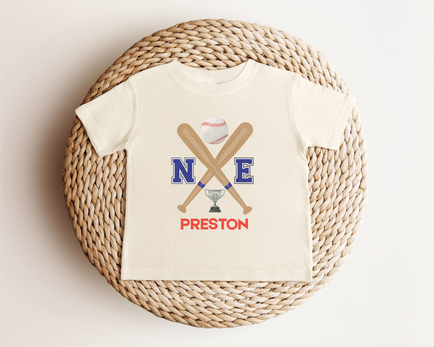 Personalized Baseball Themed First Birthday Shirt | 1st Birthday Baseball Shirt | Custom Name Baseball Outfit | Sports Birthday Party