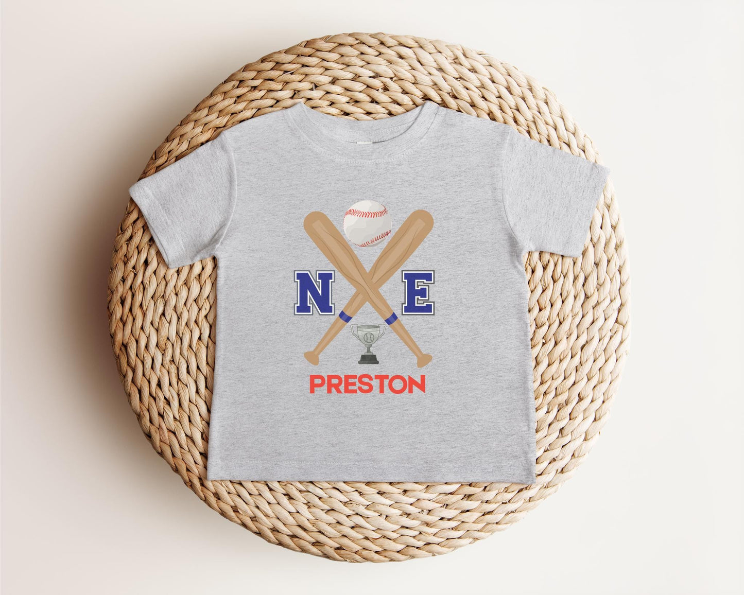 Personalized Baseball Themed First Birthday Shirt | 1st Birthday Baseball Shirt | Custom Name Baseball Outfit | Sports Birthday Party