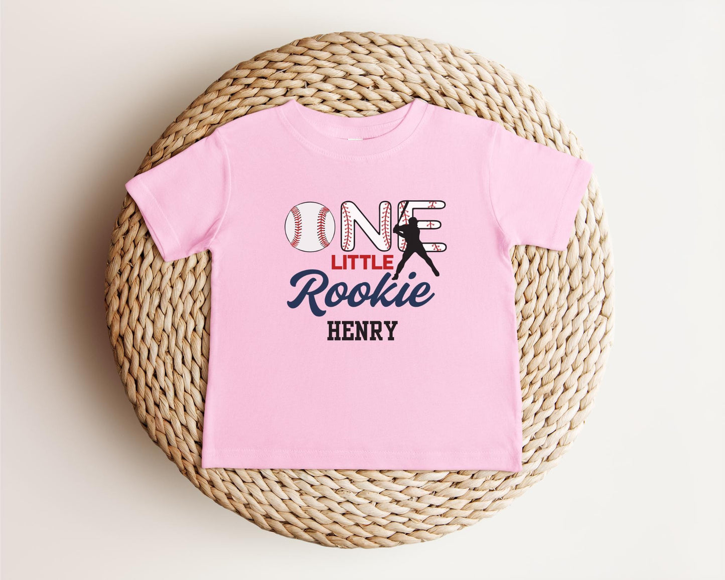 Personalized Baseball Themed First Birthday Shirt: One Rookie of The Year 1st Birthday Outfit