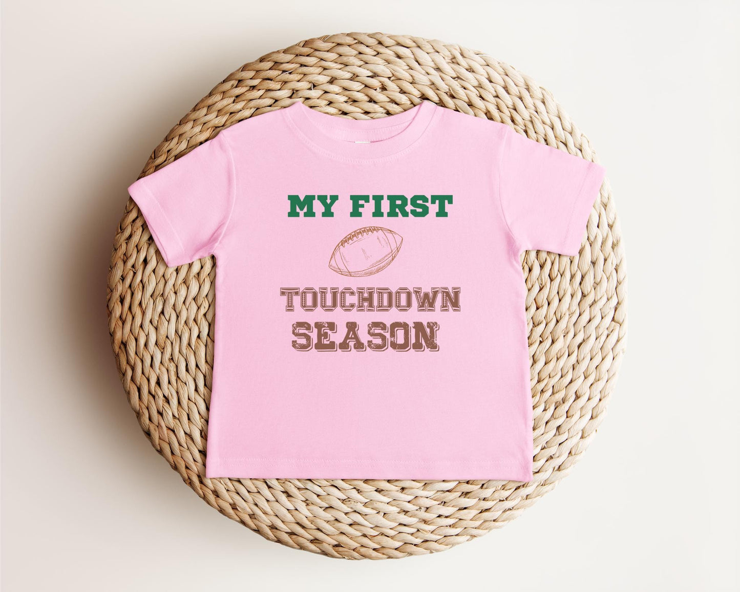 My First Touchdown Season Shirt | Games Day Baby Outfit | Football Baby Shirt | Football Party Gift | Baby Boy Girl Tee | Football theme