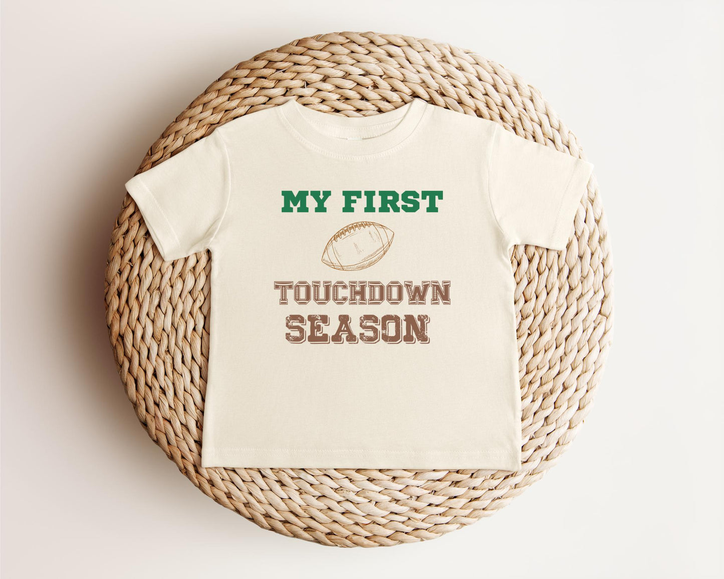 My First Touchdown Season Shirt | Games Day Baby Outfit | Football Baby Shirt | Football Party Gift | Baby Boy Girl Tee | Football theme
