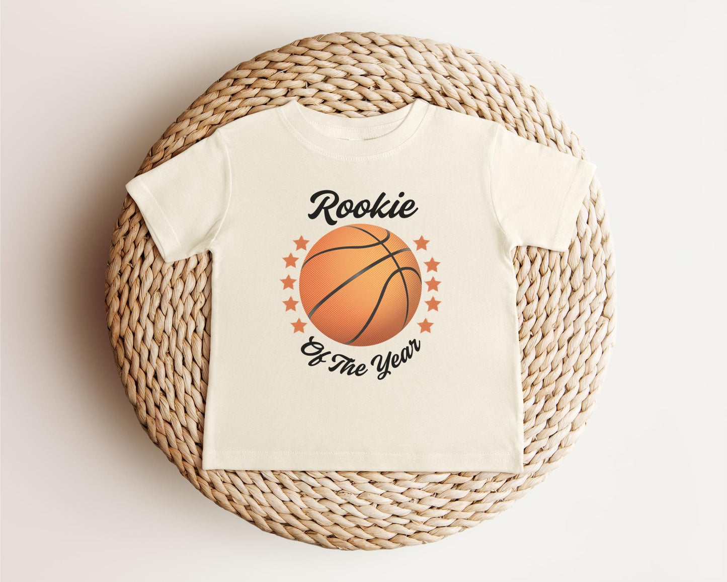 Personalized Basketball Rookie Of The Year 1st Birthday Shirt | Girls Boys First Birthday Shirt | Basketball Birthday Party Outfit