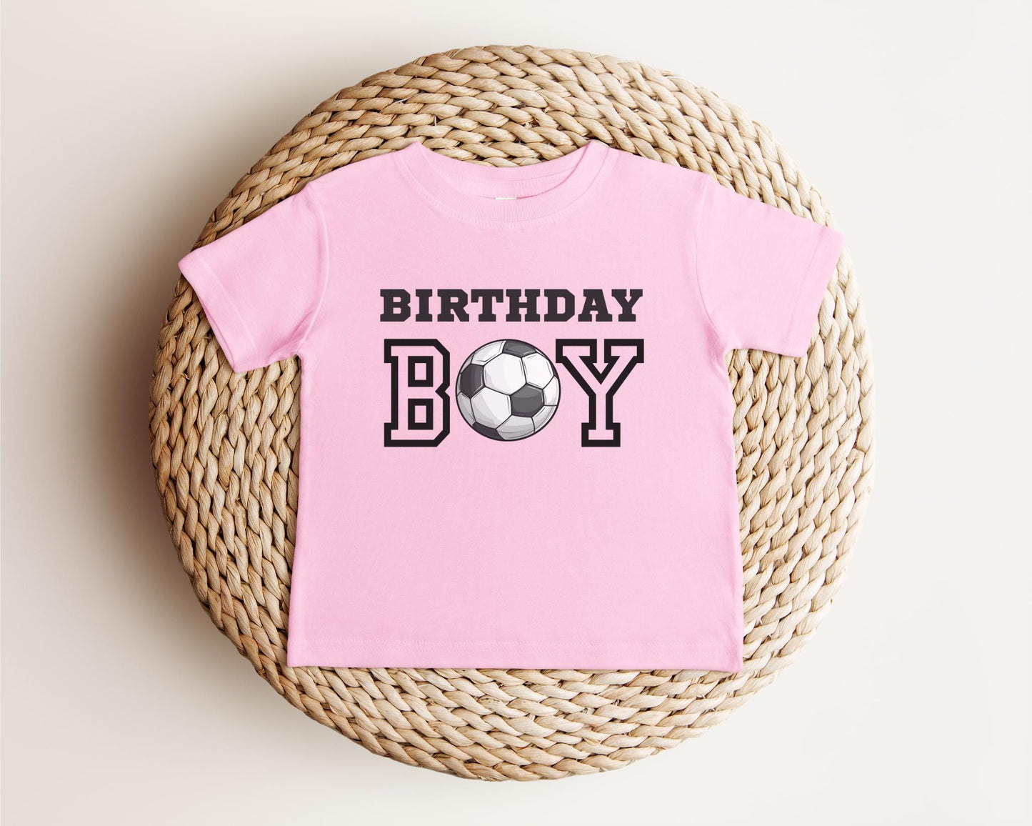 Personalized First Birthday Boy Soccer Shirt | Soccer 1st Birthday Party Outfit | Any Age Birthday Tee | Sports Themed Gift