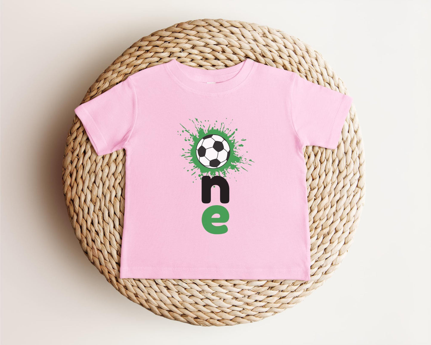 Personalized First Birthday Soccer Shirt | Soccer 1st Birthday Party Outfit | Baby Toddler Birthday T-Shirt | Sports Themed Tee Gift