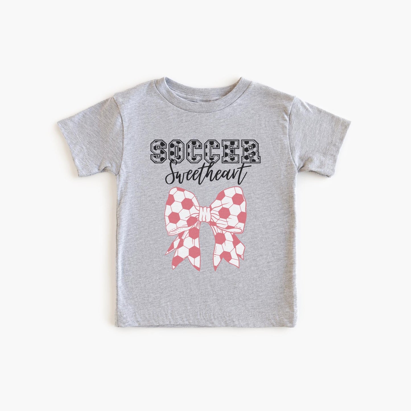 Personalized Soccer Sweetheart Shirt: Girls Coquette Team Tee