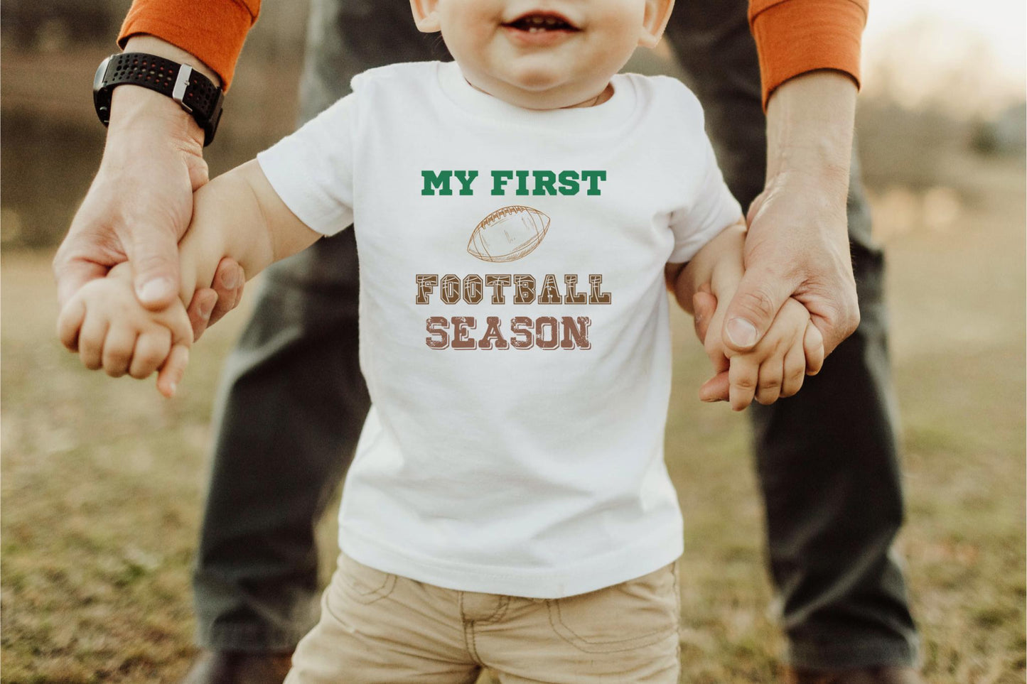 My First Football Season Shirt | Games Day Baby Outfit | Football Baby Shirt | Football Theme | Football Party Gift | Baby Boy Girl Tee