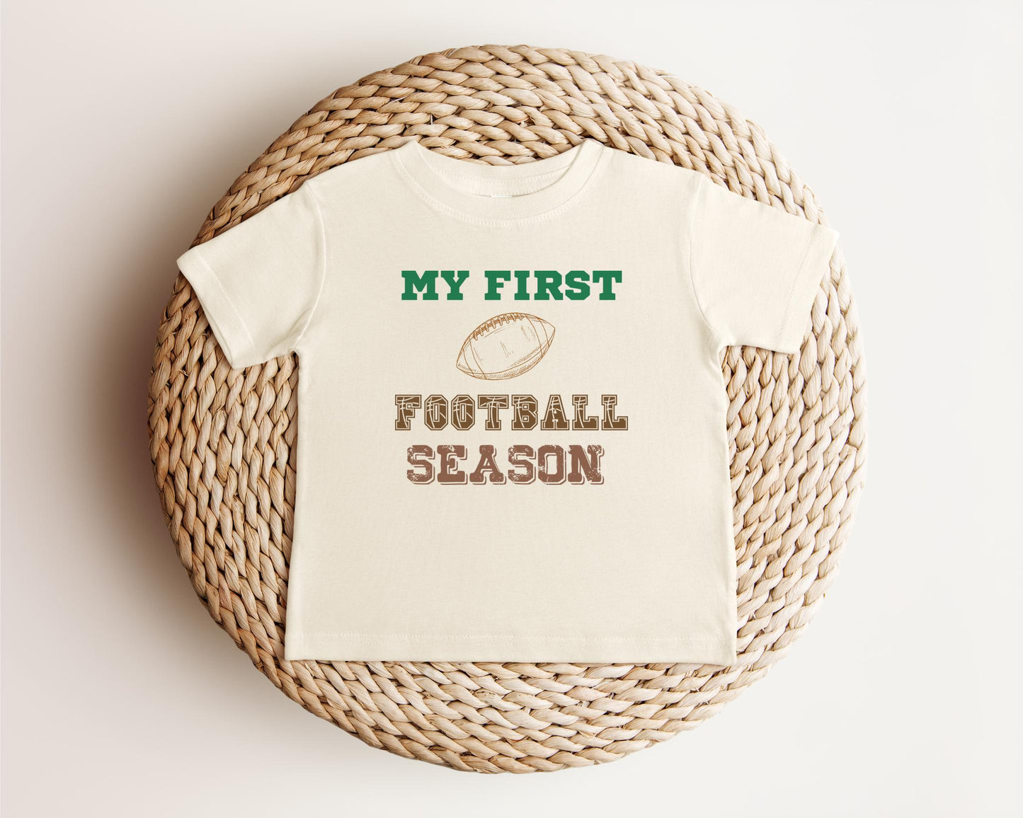 My First Football Season Shirt | Games Day Baby Outfit | Football Baby Shirt | Football Theme | Football Party Gift | Baby Boy Girl Tee