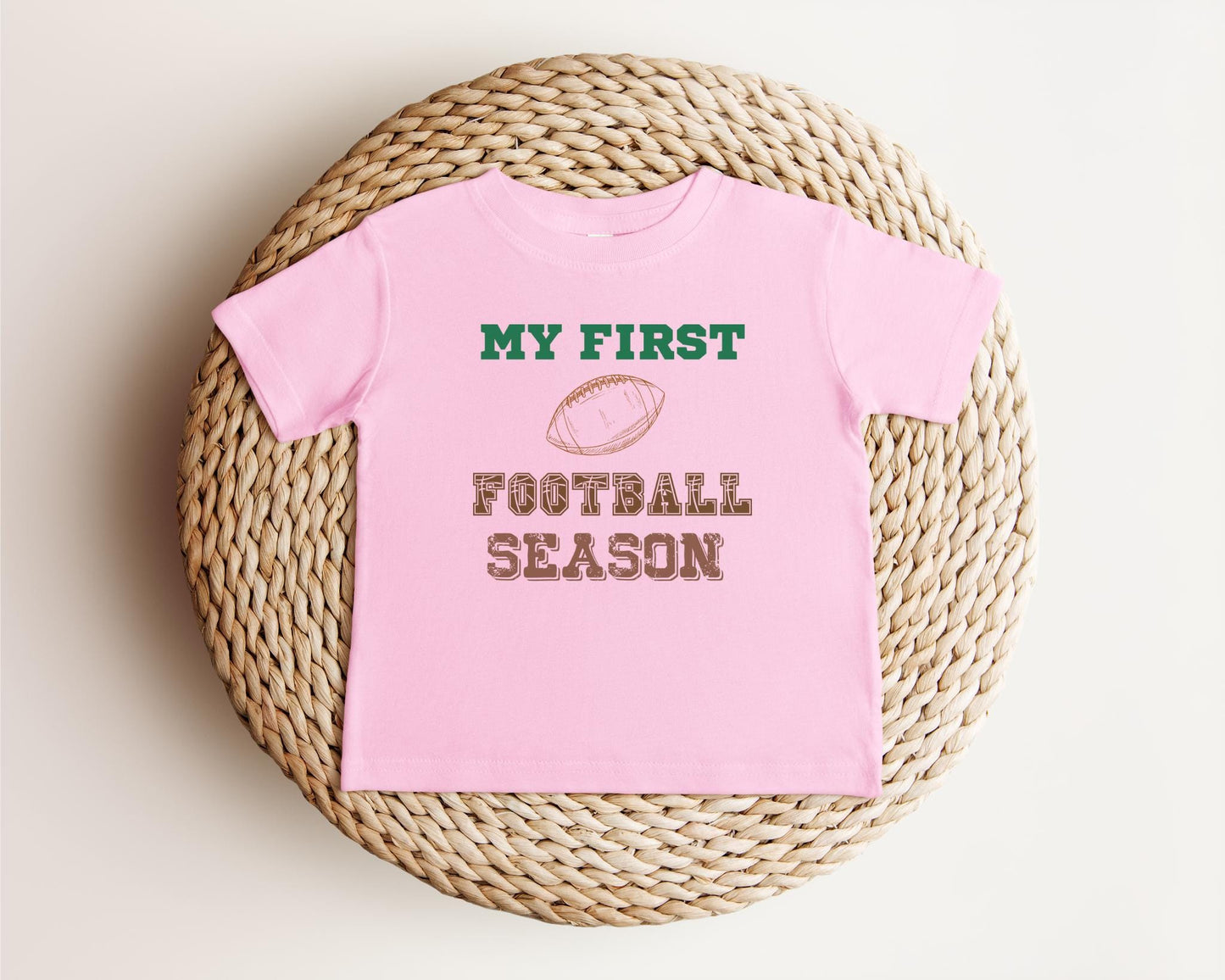 My First Football Season Shirt | Games Day Baby Outfit | Football Baby Shirt | Football Theme | Football Party Gift | Baby Boy Girl Tee