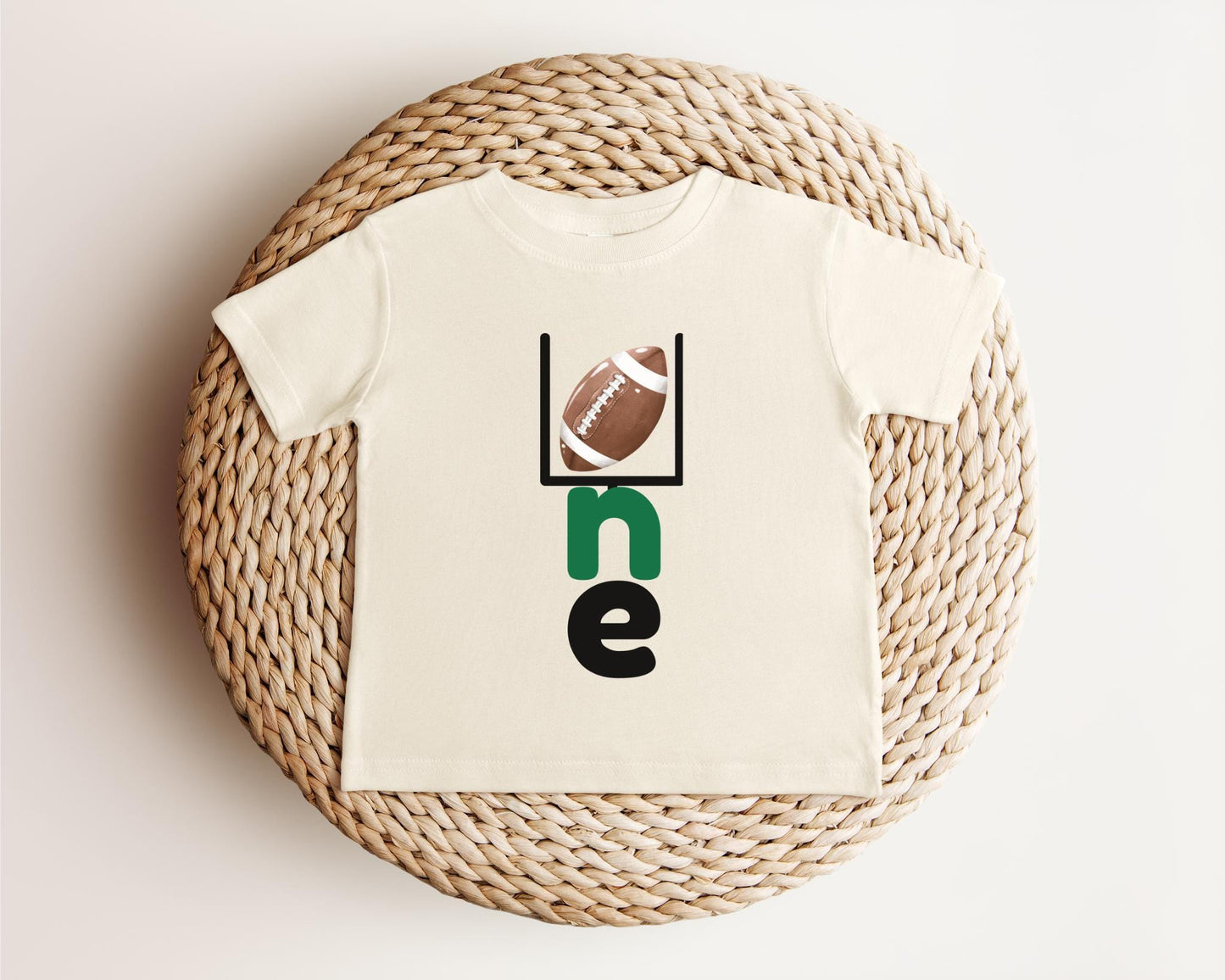 Personalized Football Themed Birthday Shirt | Football First Birthday T-Shirt | 1st Birthday Tee | Sports Cake Smash Party Outfit