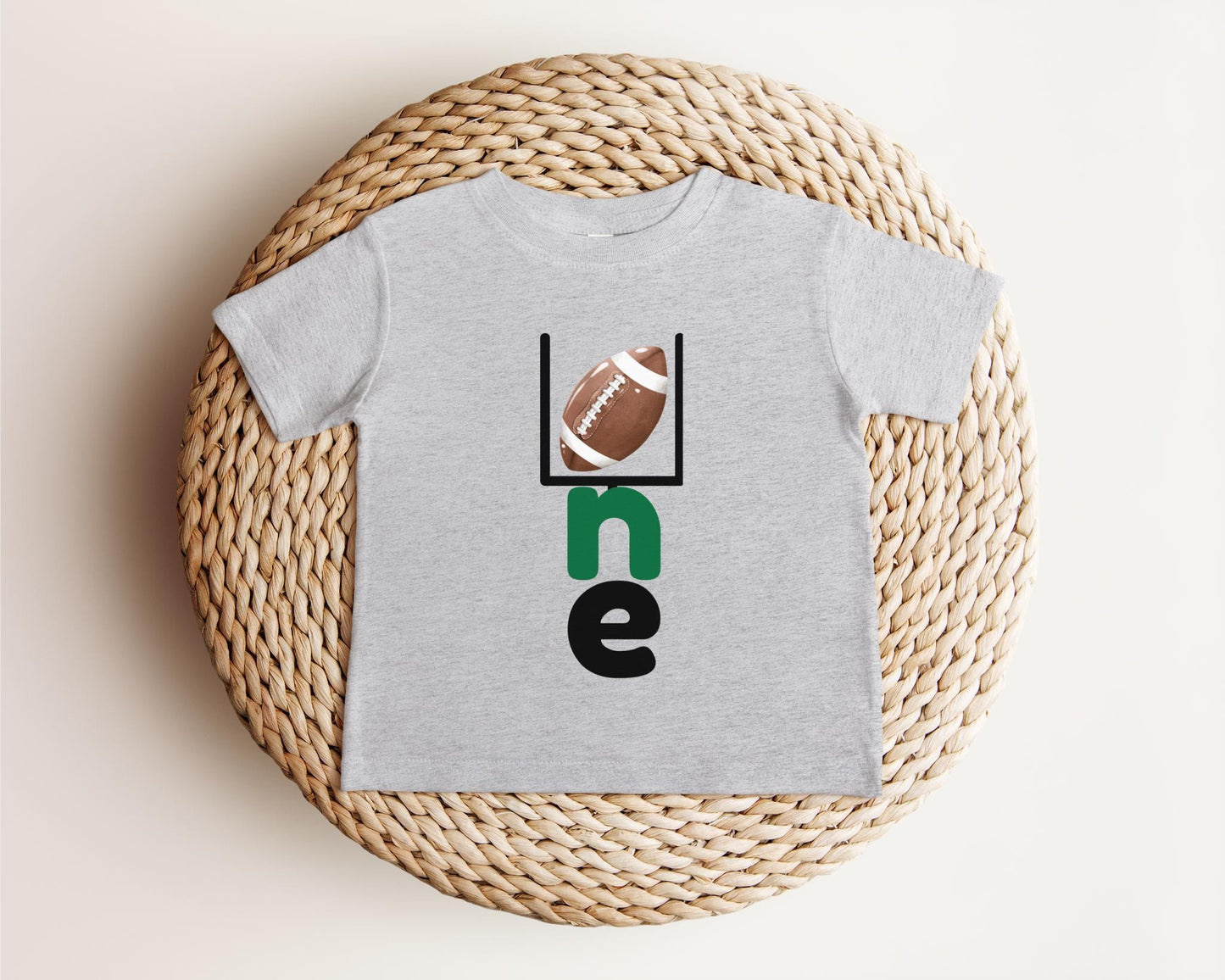 Personalized Football Themed Birthday Shirt | Football First Birthday T-Shirt | 1st Birthday Tee | Sports Cake Smash Party Outfit